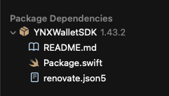 Xcode SPM packages dependencies